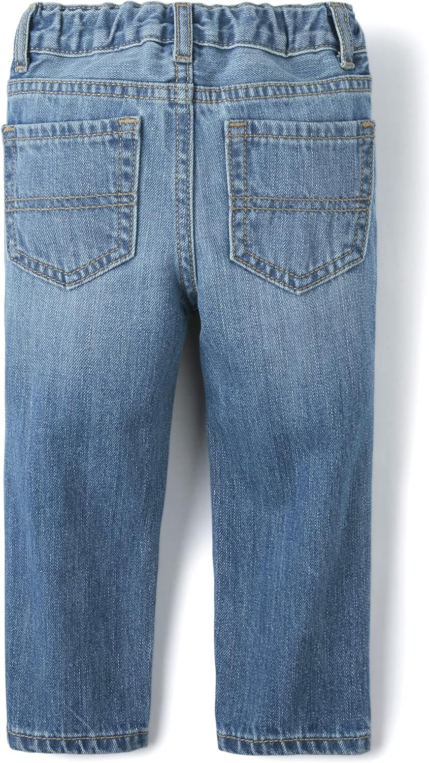 Baby Toddler Boys Basic Straight Leg Jeans